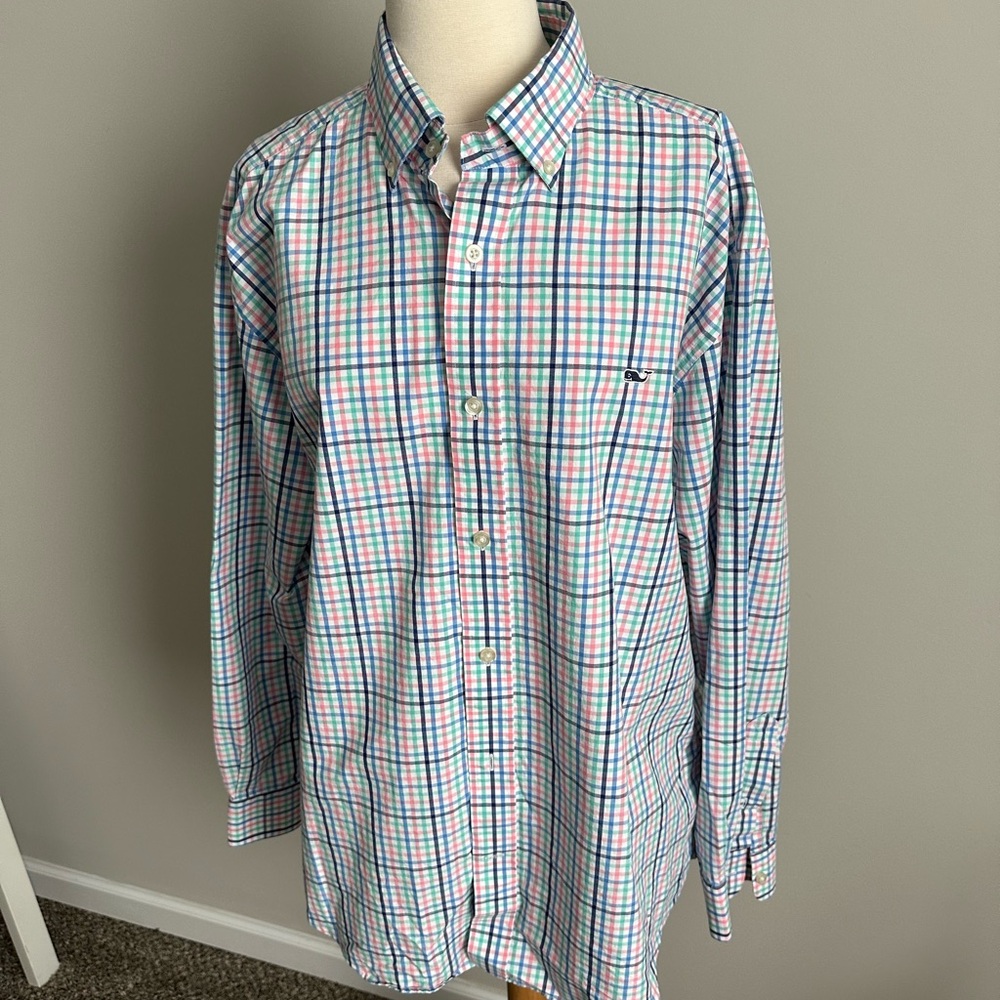 Vineyard Vines Men’s Classic Fit Whale Shirt XL
